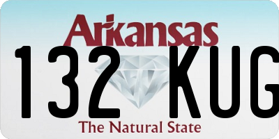 AR license plate 132KUG