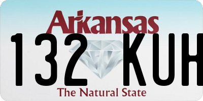 AR license plate 132KUH