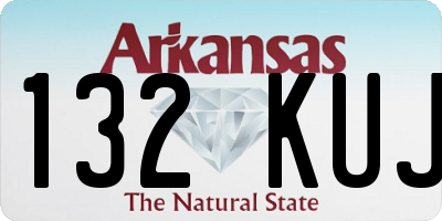 AR license plate 132KUJ