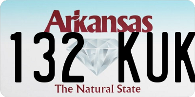 AR license plate 132KUK