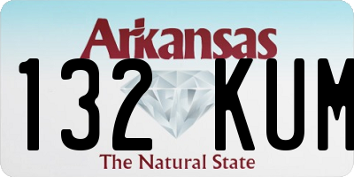 AR license plate 132KUM