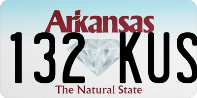 AR license plate 132KUS