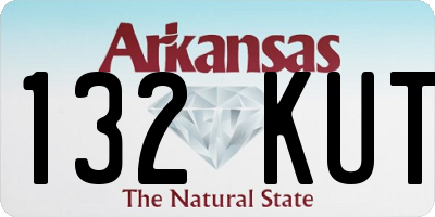 AR license plate 132KUT
