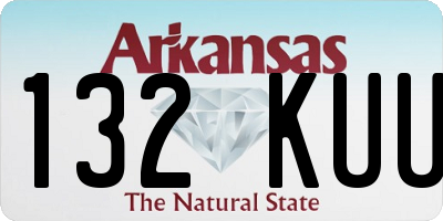 AR license plate 132KUU