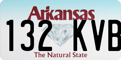 AR license plate 132KVB