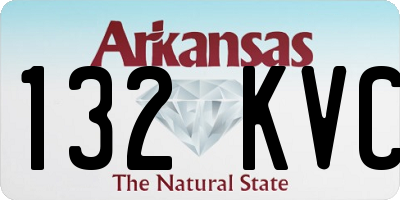 AR license plate 132KVC