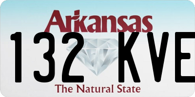 AR license plate 132KVE