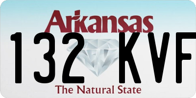 AR license plate 132KVF
