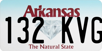 AR license plate 132KVG
