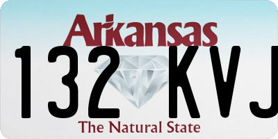 AR license plate 132KVJ