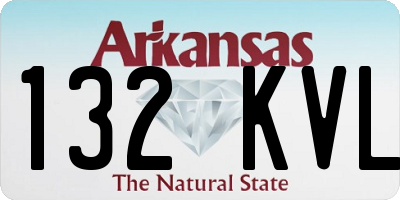AR license plate 132KVL