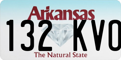AR license plate 132KVO