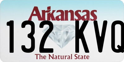 AR license plate 132KVQ