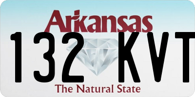 AR license plate 132KVT