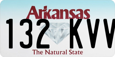 AR license plate 132KVV