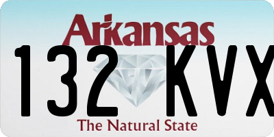 AR license plate 132KVX