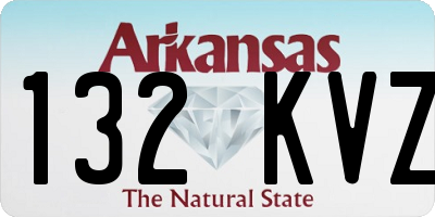 AR license plate 132KVZ