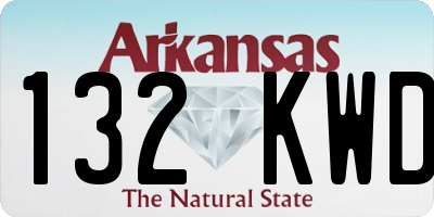 AR license plate 132KWD