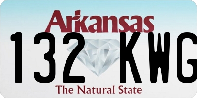 AR license plate 132KWG