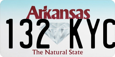 AR license plate 132KYC