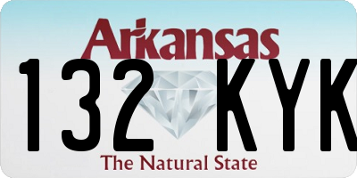 AR license plate 132KYK