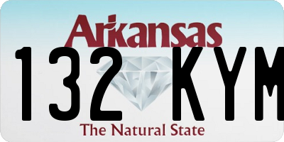 AR license plate 132KYM