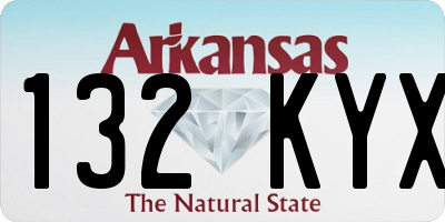 AR license plate 132KYX