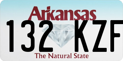 AR license plate 132KZF