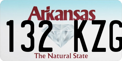 AR license plate 132KZG
