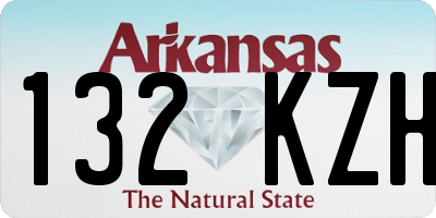 AR license plate 132KZH