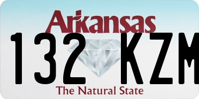 AR license plate 132KZM