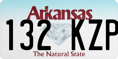 AR license plate 132KZP