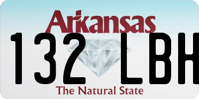 AR license plate 132LBH