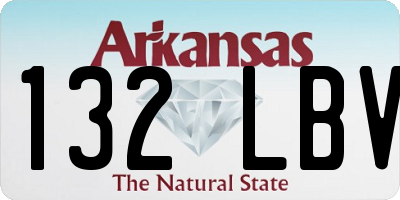 AR license plate 132LBV