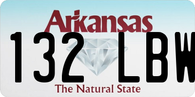 AR license plate 132LBW