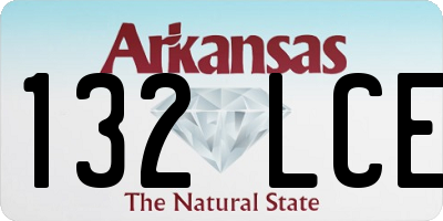 AR license plate 132LCE