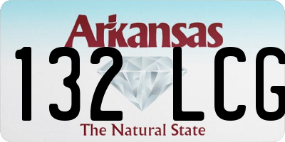 AR license plate 132LCG