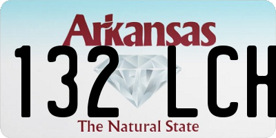 AR license plate 132LCH
