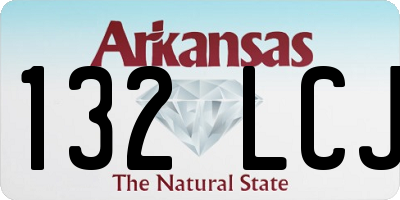 AR license plate 132LCJ