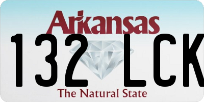 AR license plate 132LCK