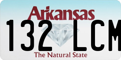 AR license plate 132LCM
