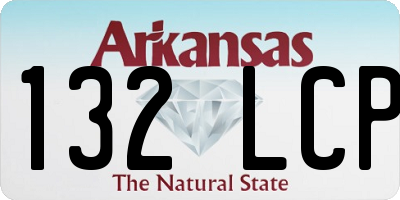 AR license plate 132LCP