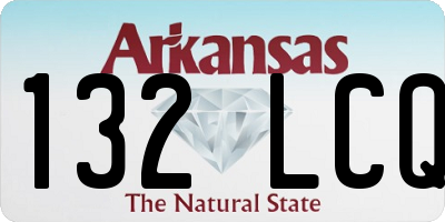 AR license plate 132LCQ