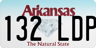 AR license plate 132LDP