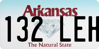 AR license plate 132LEH