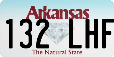 AR license plate 132LHF