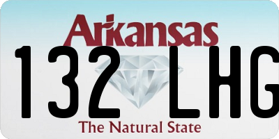 AR license plate 132LHG