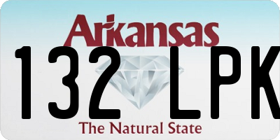 AR license plate 132LPK