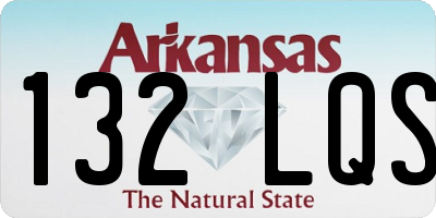 AR license plate 132LQS