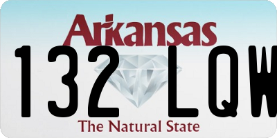 AR license plate 132LQW